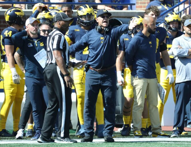 Jim Harbaugh suspended by the Big Ten before Penn State game